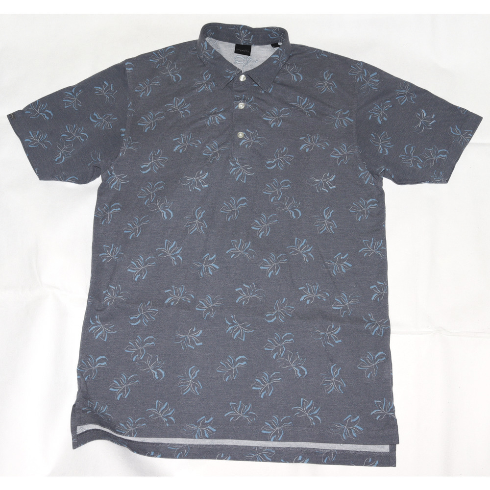Dunning Golf Men's Short Sleeve Golf Polo Shirt Size Large